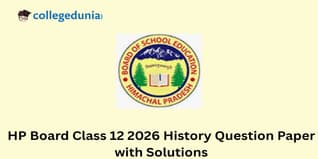 HP Board Class 12 2026 History Question Paper with Solution PDF : Download Here