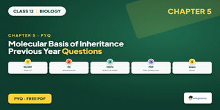 Class 12 Biology Chapter 5 Molecular Basis of Inheritance PYQ PDF