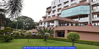 IIM Ranchi held its Annual 11th Convocation Ceremony; Check Details Here