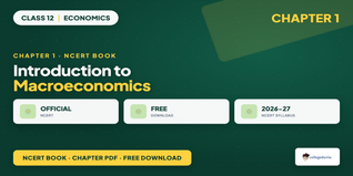 Introduction to Macroeconomics Class 12 NCERT Book PDF Download