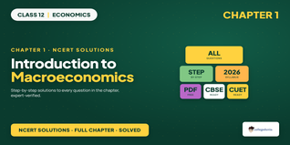 Introduction to Macroeconomics Class 12 NCERT Solutions 2026-27