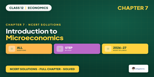 Introduction to Microeconomics Class 12 NCERT Solutions PDF