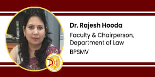 Bhagat Phool Singh Mahila Vishwavidyalaya (BPSMV), Sonepat, Faculty and Chairperson, Department of Law: Dr. Rajesh Hooda Interview