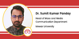 Mewar University, Chittorgarh, Head of Mass and Media Communication Department: Dr. Sumit Kumar Pandey Interview