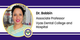 Vyas Dental College and Hospital, Associate Professor: Dr. Bobbin Interview