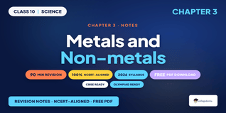 Metals and Non-metals Class 10 Notes