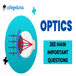 JEE Main Study Notes for Wave Optics: Important Formulas, Solved Questions and Study Tips