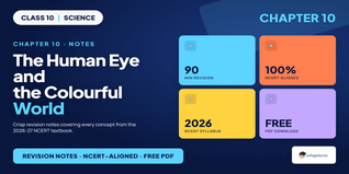 The Human Eye and the Colourful World Class 10 Notes