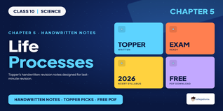 Life Processes Class 10 Handwritten Notes