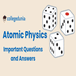 JEE Main Study Notes for Atomic Structure: Important Topics, Terms, Atomic Theory and Models