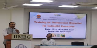 IIM Bodh Gaya Conducts MDP on ‘Professional Etiquettes’ for Indian Oil Corporation Officials