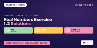 Real Numbers Class 10 Maths Exercise 1.2 NCERT Solutions