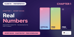 Class 10 Maths Chapter 1 NCERT Book PDF Download 2026-27
