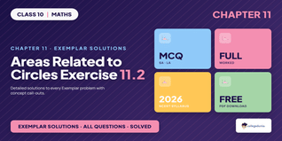 NCERT Exemplar Class 10 Maths Chapter 11 Exercise 11.2 Solutions 2026-27