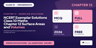 NCERT Exemplar Solutions Class 10 Maths Chapter 12