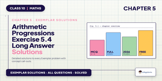 NCERT Exemplar Class 10 Maths Chapter 5 Exercise 5.4 Solutions 2026-27
