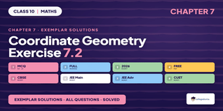 NCERT Exemplar Class 10 Maths Chapter 7 Coordinate Geometry Exercise 7.2