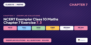 NCERT Exemplar Class 10 Maths Chapter 7 Coordinate Geometry Exercise 7.3 Solutions