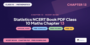 NCERT Book Class 10 Maths Chapter 13 Statistics PDF