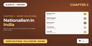 NCERT Solutions Class 10 History Chapter 2 Nationalism in India