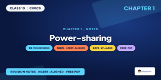 Power-sharing Class 10 Notes PDF - Download Free