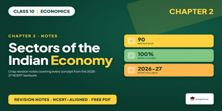 Sectors of the Indian Economy Class 10 Notes Chapter 2