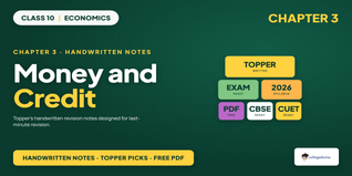 Class 10 Economics Chapter 3 Handwritten Notes 2026-27 PDF
