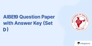 AIBE 19 Question Paper with Answer Key (Set D)