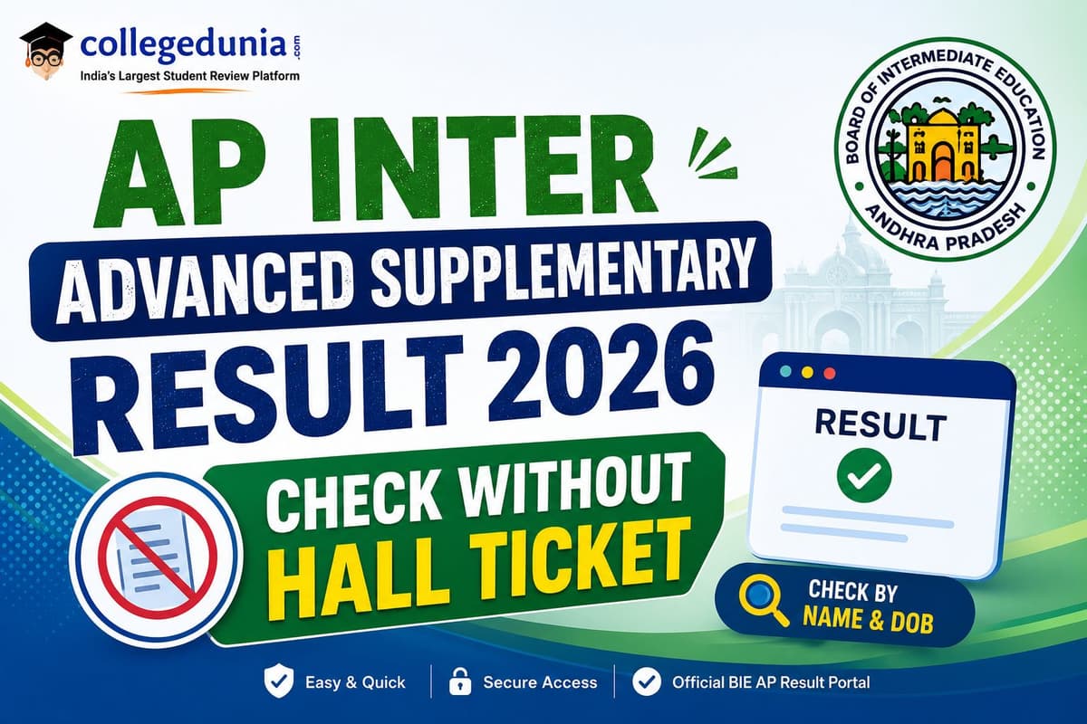 AP Inter Advanced Supplementary Result 2026: Check Without Hall Ticket