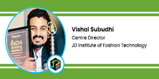 JD Institute of Fashion Technology Centre Director: Mr Vishal Subudhi Interview