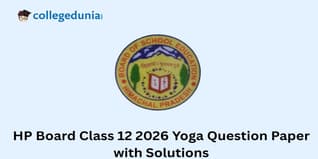 HP Board Class 12 2026 Yoga Question Paper with Solution PDF : Download Here