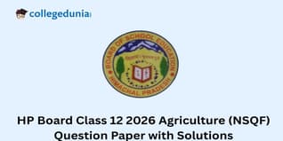 HP Board Class 12 2026 Agriculture (NSQF) Question Paper with Solution PDF : Download Here