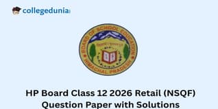 HP Board Class 12 2026 Retail (NSQF) Question Paper with Solution PDF : Download Here