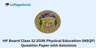 HP Board Class 12 2026 Physical Education (NSQF) Question Paper with Solution PDF : Download Here