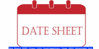Goa Board HSSC Class 12th Supplementary Exam 2023 Datesheet Out @gbshse.gov.in; Check Schedule Here