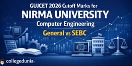 GUJCET 2026 Cutoff Marks for Nirma University Computer Engineering