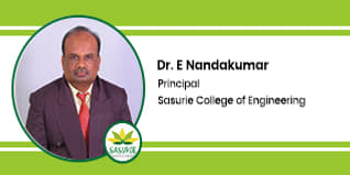 Sasurie College of Engineering, Principal - Dr. E Nandakumar Interview