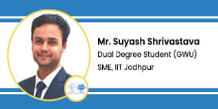 School of Management and Entrepreneurship, IIT Jodhpur, Dual Degree Student: Mr. Suyash Shrivastava Interview