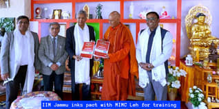 IIM Jammu Inks Pact with MIMC Leh for Training, Research Cooperation; Check Details Here