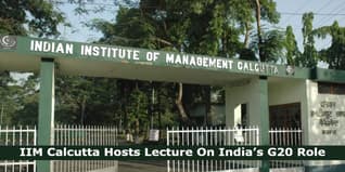 IIM Calcutta Hosts Lecture Series on India's G20 Role; Details Here
