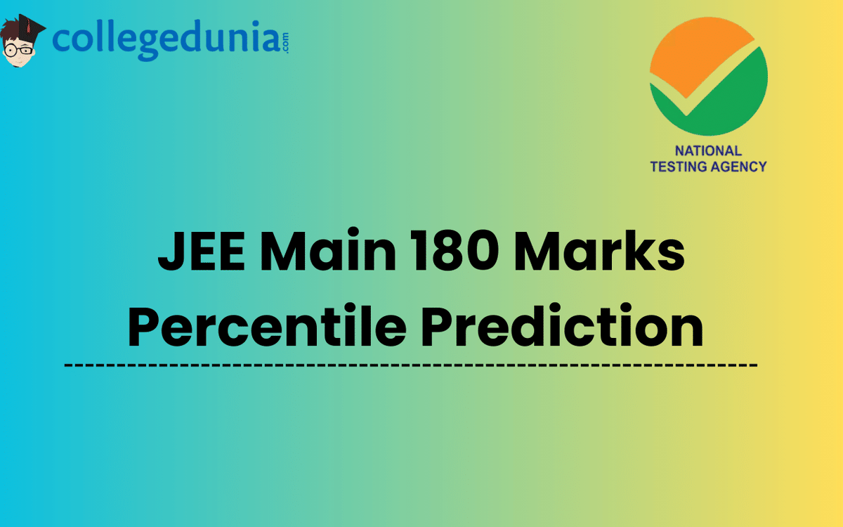 JEE Main 180 Marks Percentile Prediction