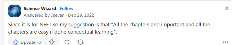 NEET 2026 Chemistry Syllabus Easy Chapters: Quora Discussion