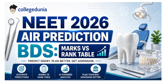 NEET 2026 AIR Prediction for BDS