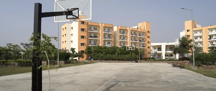 Basketball court of NID Bhopal