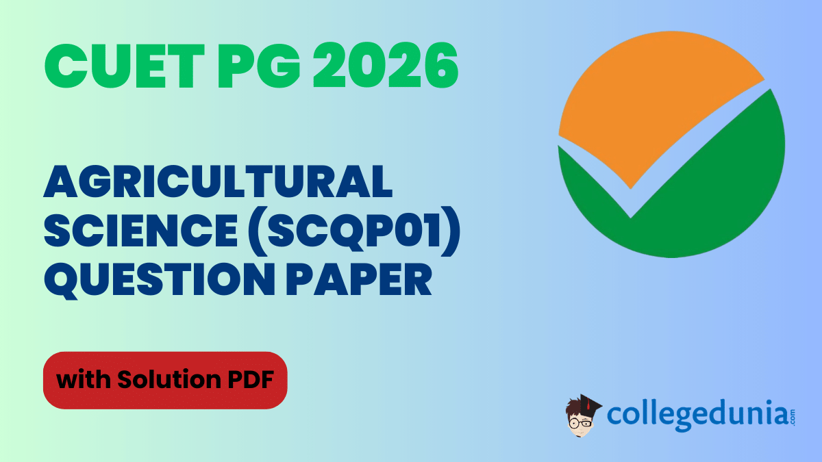 CUET PG 2026 Agricultural Science Question Paper with Solutions PDF