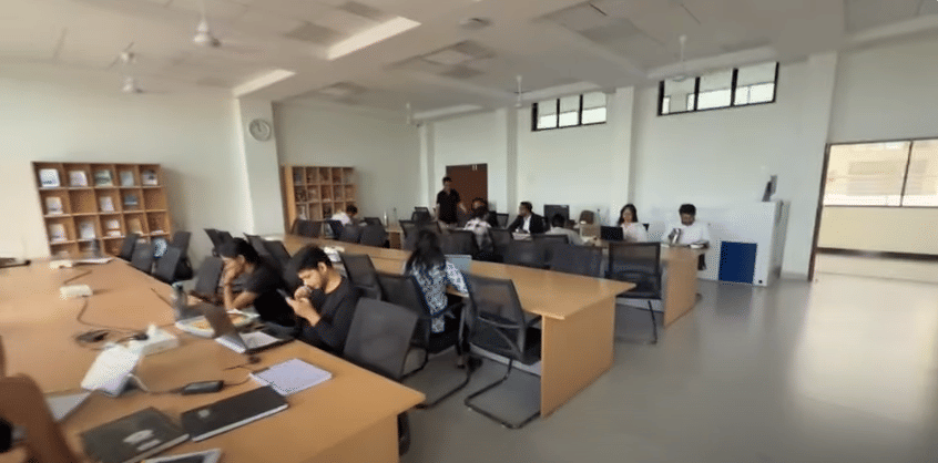 Classroom of MNLU Aurangabad