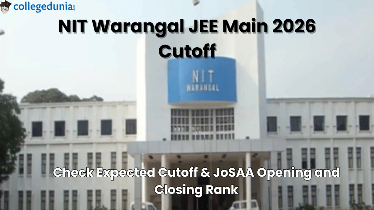 NIT Warangal JEE Main Cut Off 2026