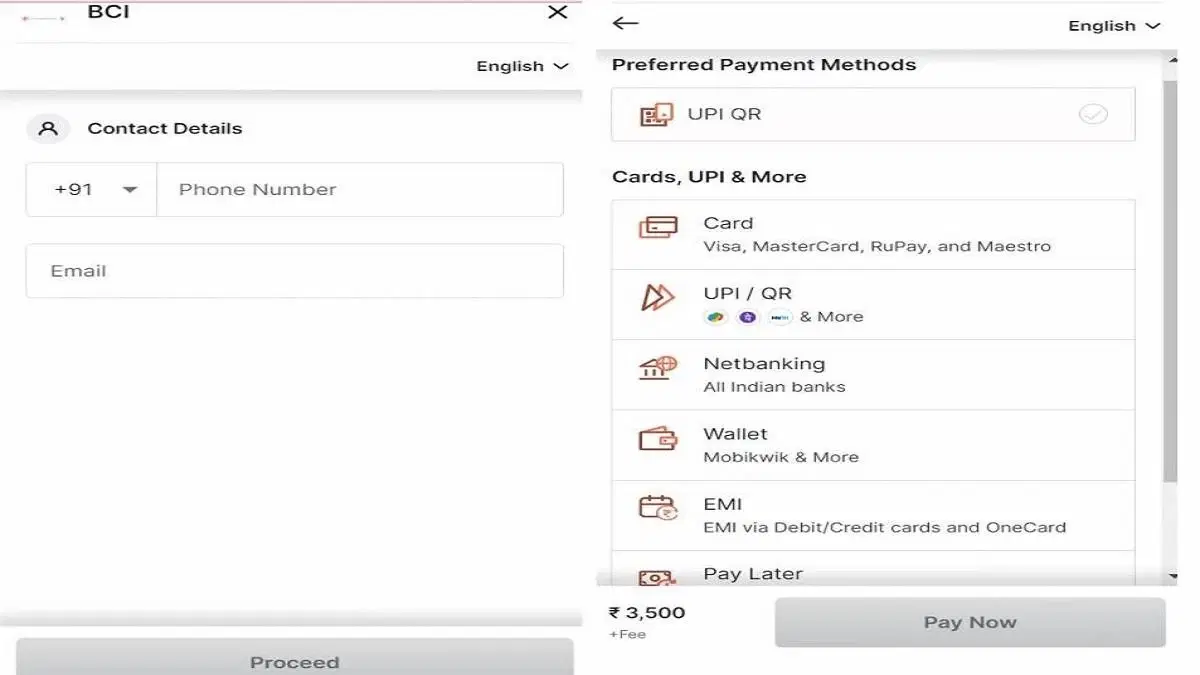 AIBE Registration Fee Payment