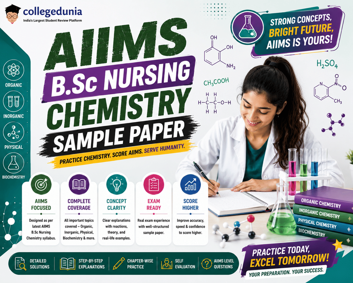 AIIMS B.Sc Nursing Chemistry Sample Paper
