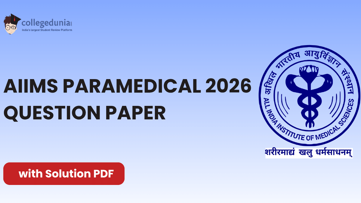 AIIMS Paramedical 2026 Question Paper with Solutions